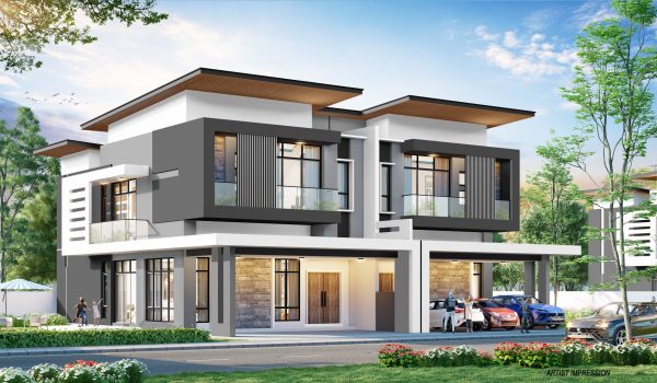 Aster Hill 3D perspective drawing (old design)
